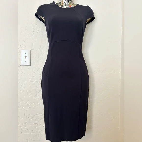 Felicity Coco Dresses Felicity Coco Off Blue Midi Knit Ward